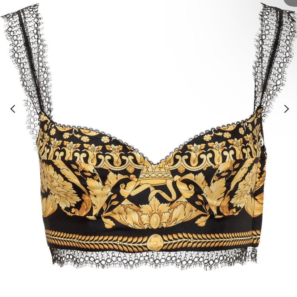 Versace
Versace Baroque Pattern Cropped Top